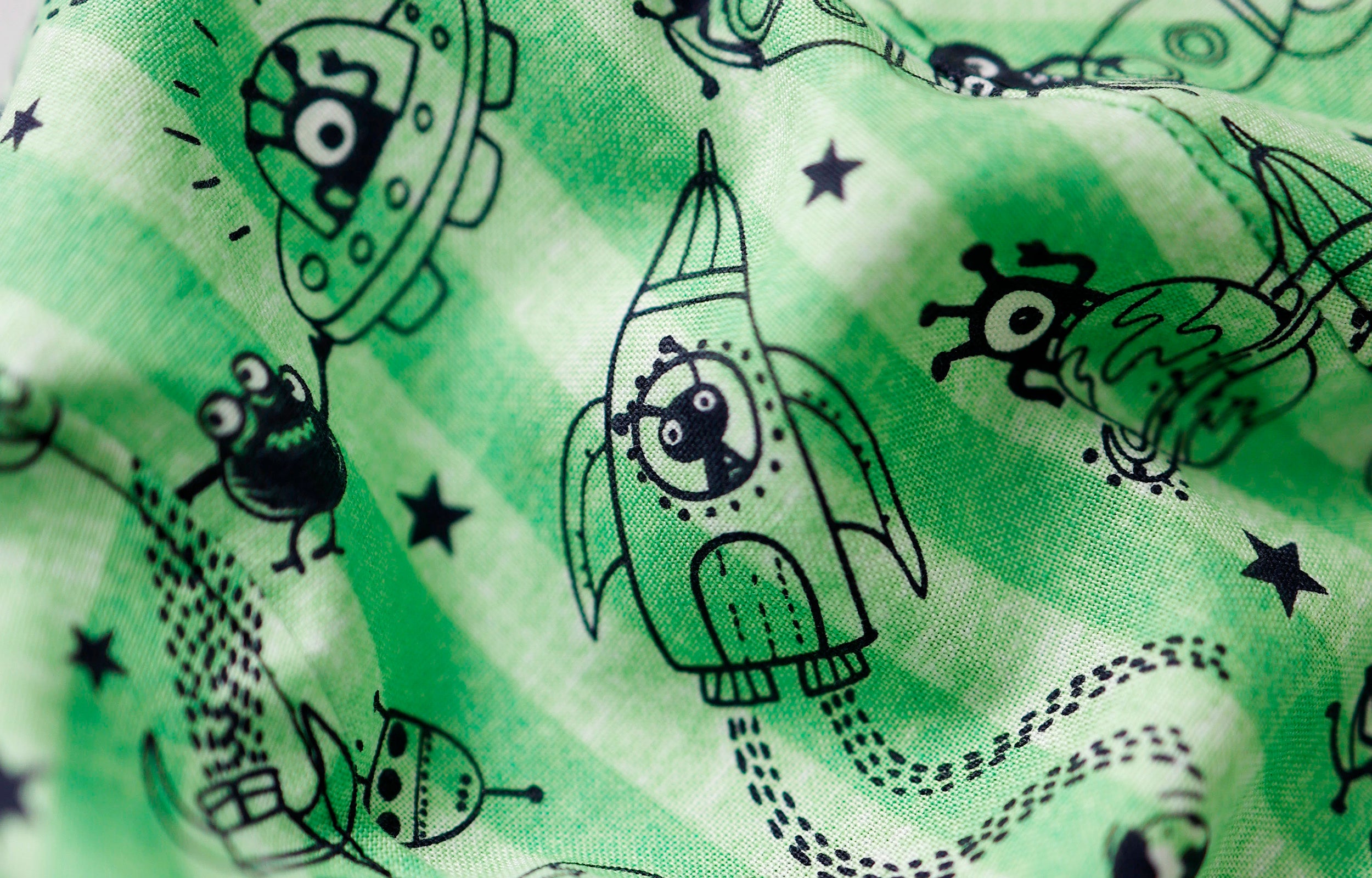 Little Green Alien Cycling Cap