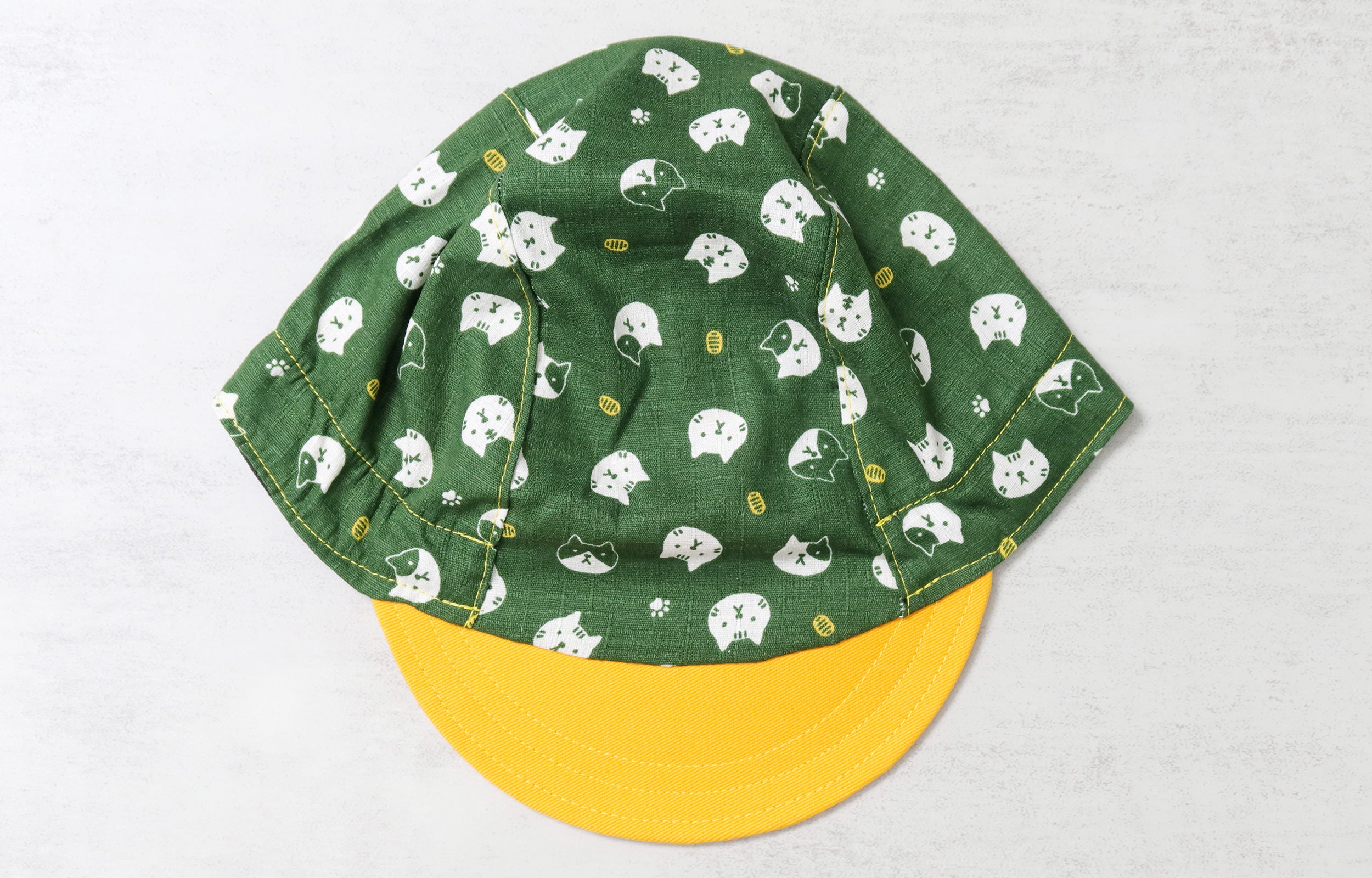 Cats Green Cycling Cap