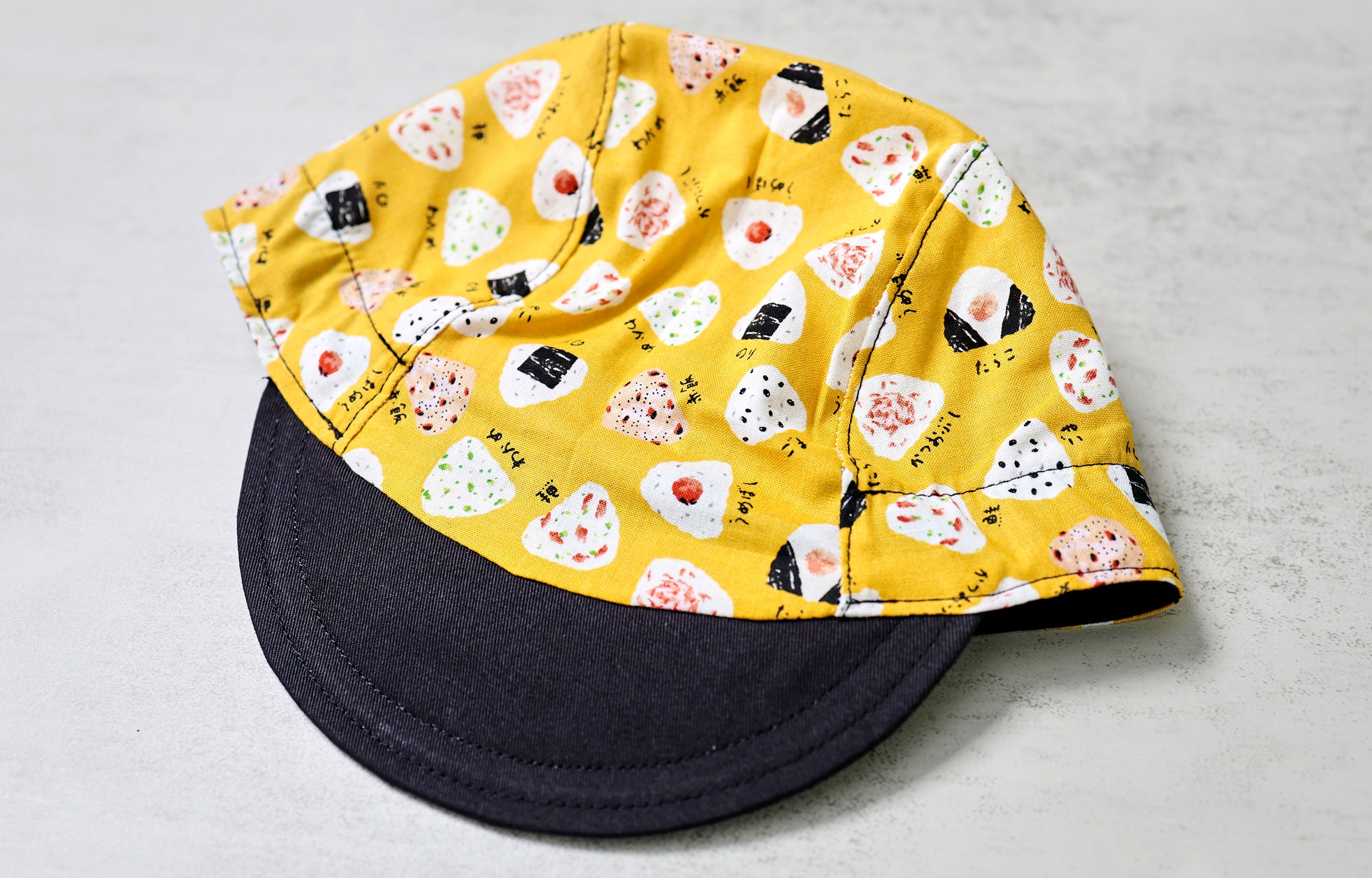 Onigiri Yellow Cycling Cap