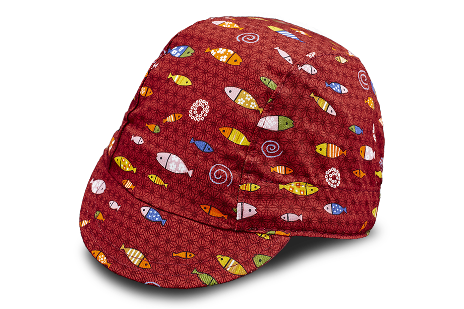 Little Sakana Maroon Cycling Cap