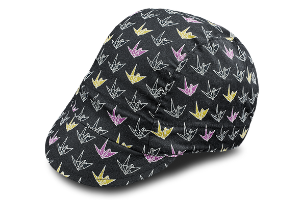 Little Origami Black Cycling Cap
