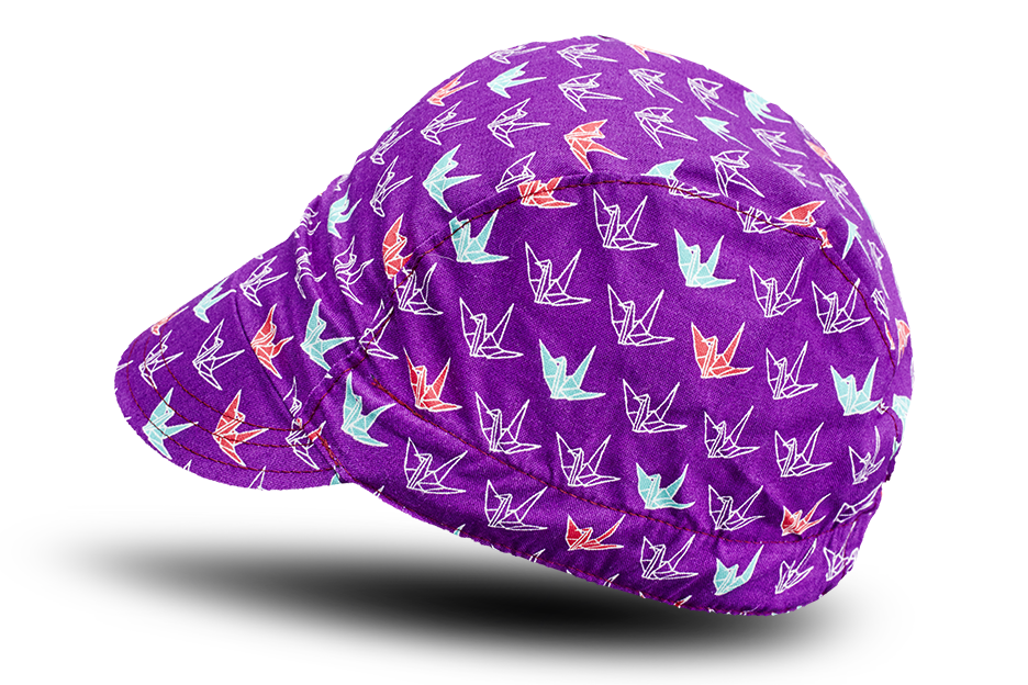 Little Origami Purple Cycling Cap