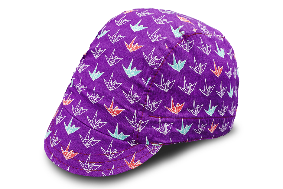 Little Origami Purple Cycling Cap